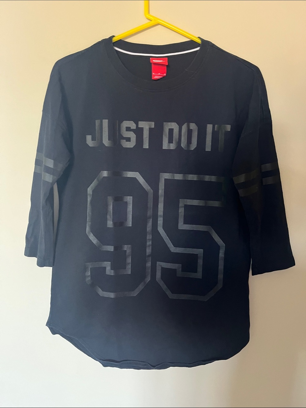 Nike Black Long-Sleeve 'Just Do It' 95 Graphic Tee